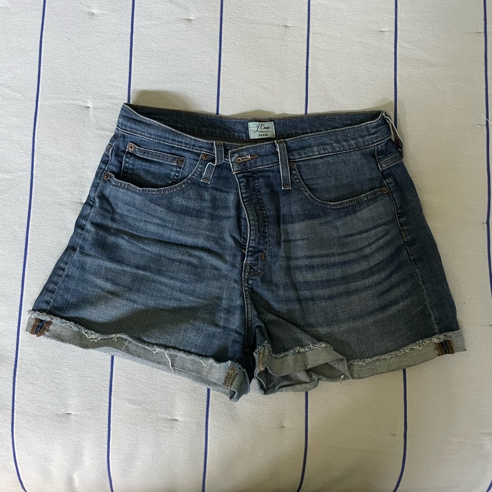 JCrew women’s denim high waist shorts